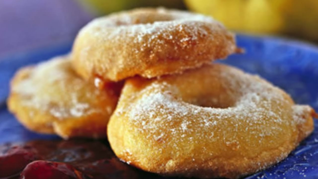 Buñuelos de manzana. Foto: captura YouTube