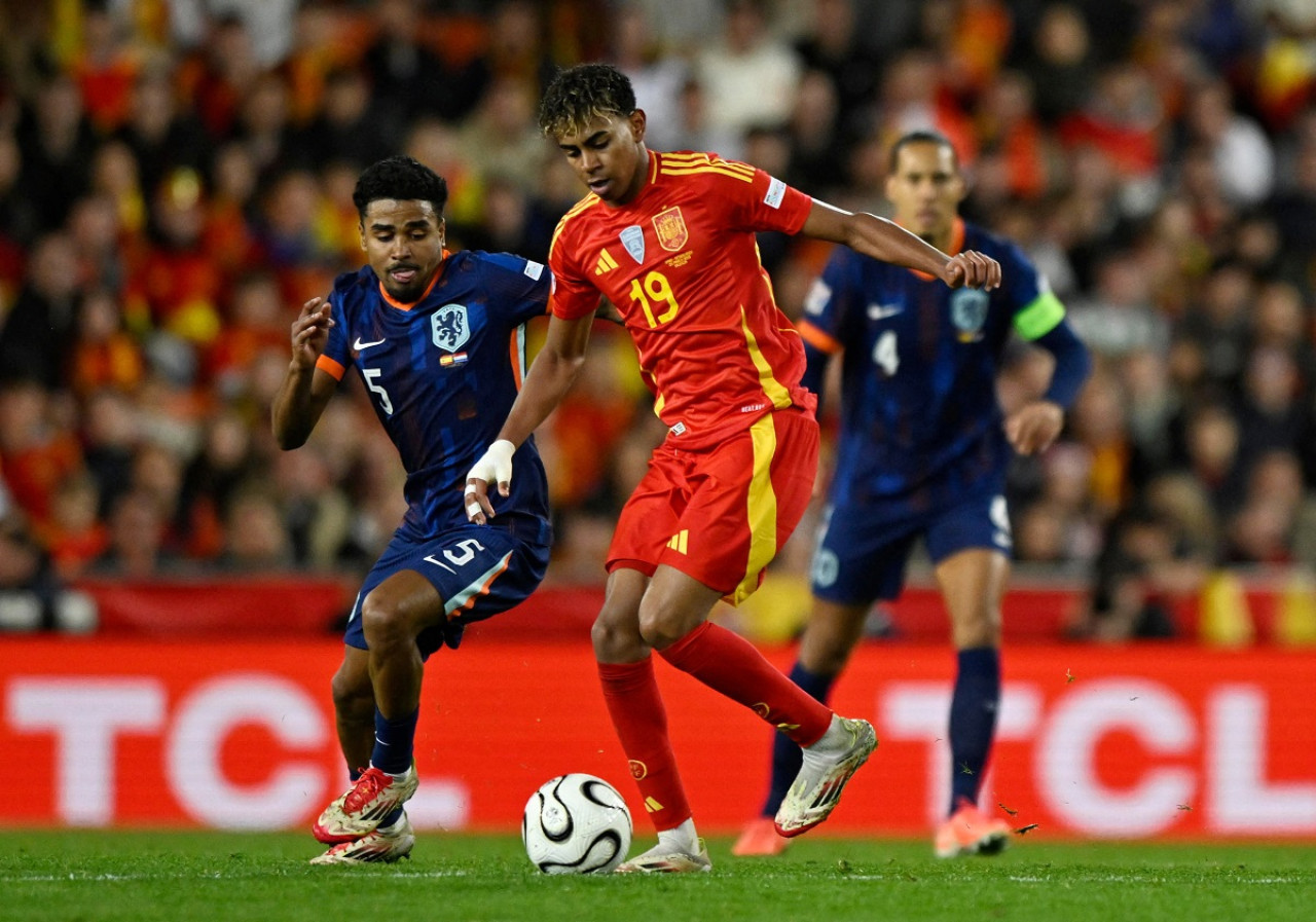 España vs. Países Bajos; Nations League. Foto: Reuters (Pablo Morano)