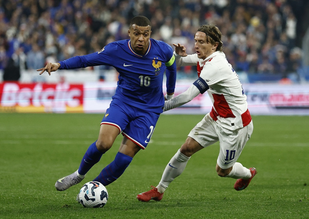 Francia vs. Croacia; Nations League. Foto: Reuters (Sarah Meyssonnier)