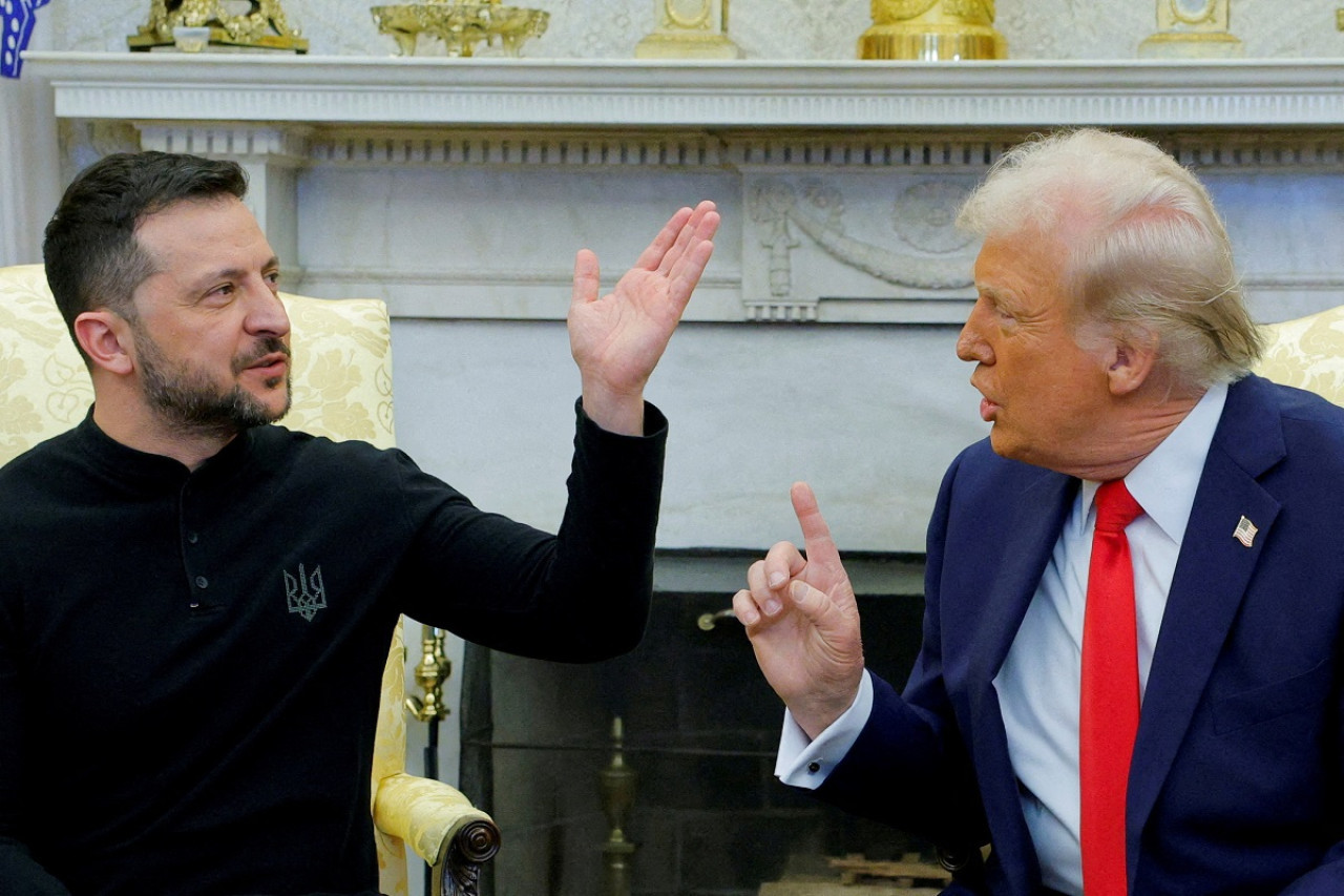 Volodímir Zelenski y Donald Trump. Foto: Reuters (Brian Snyder)