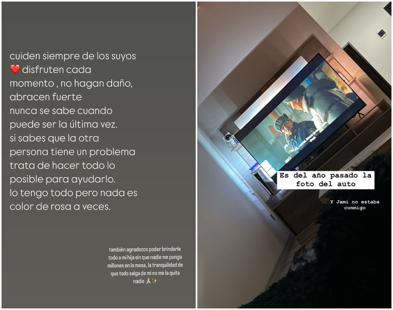 Tamara Báez contó que sufrió un fuerte accidente tiempo atrás. Foto: Instagram.